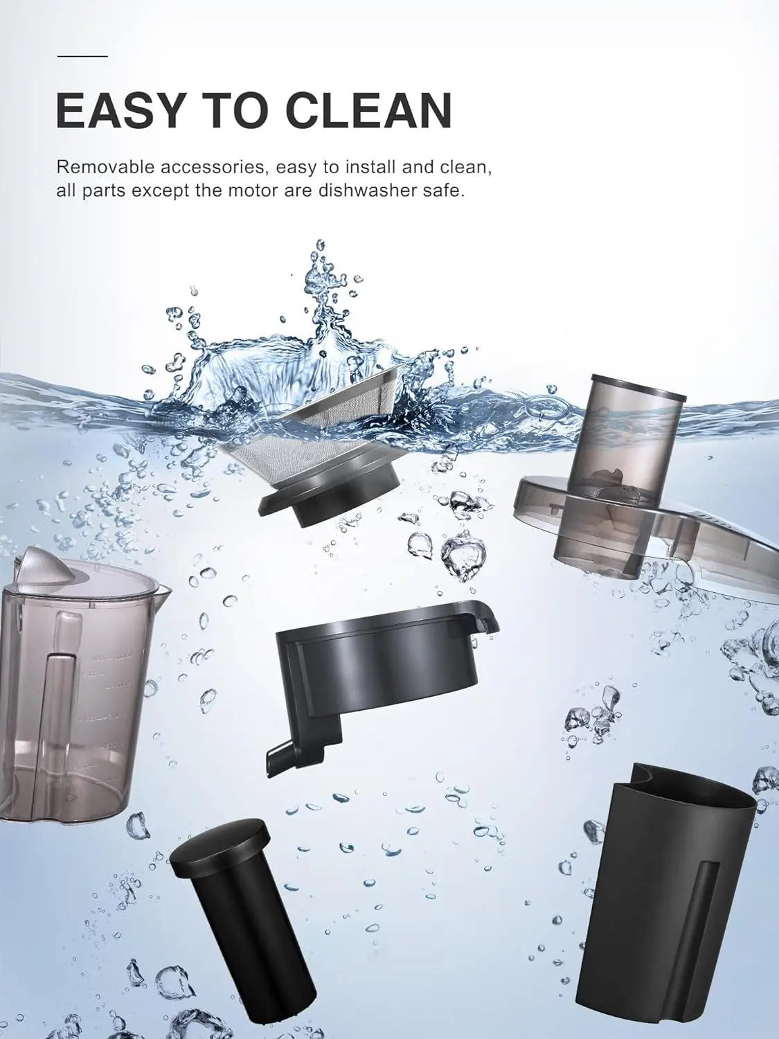 JuiceEase Steel 800W Centrifugal Juicer